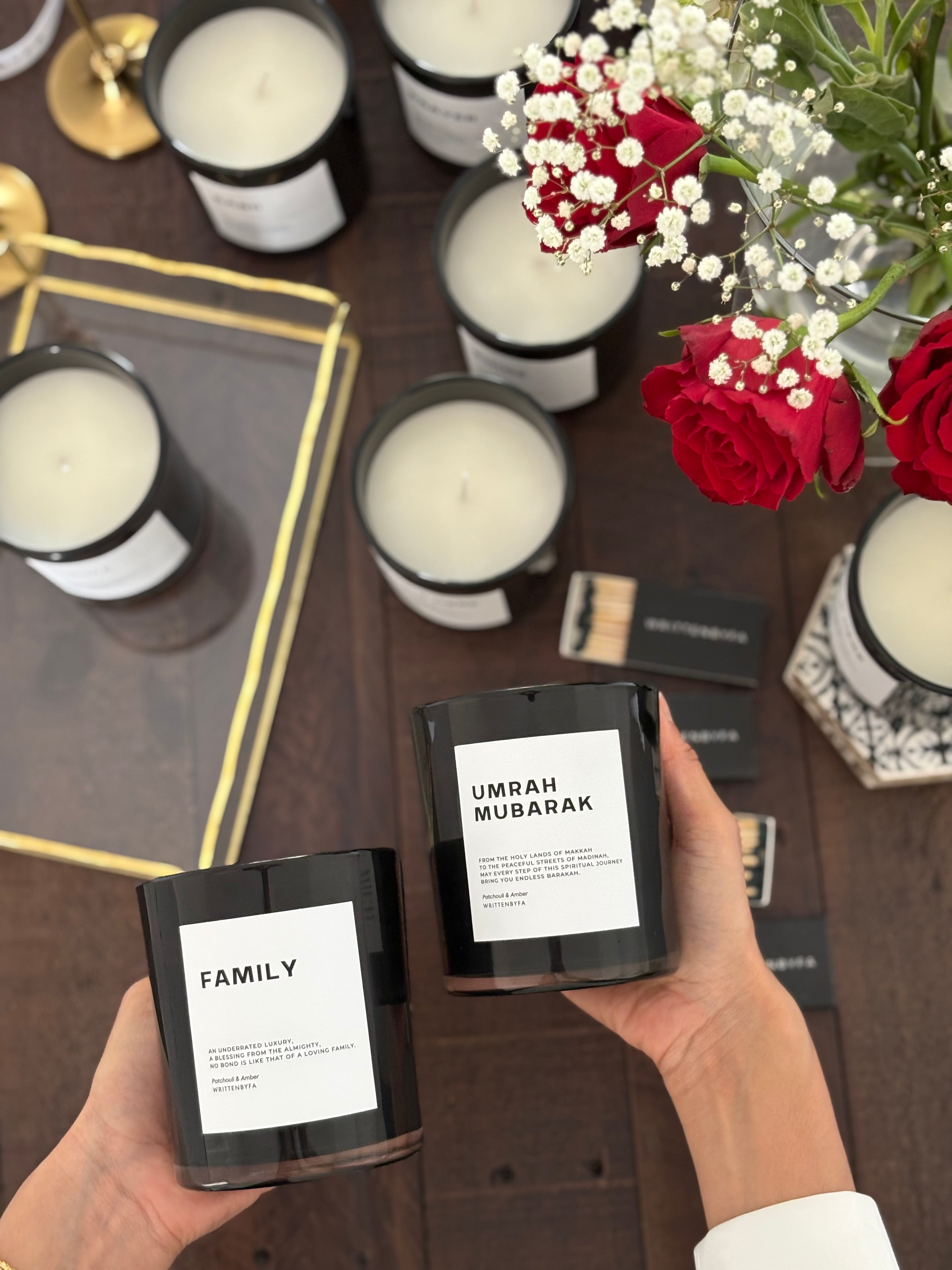 Family| Black Gloss Candle