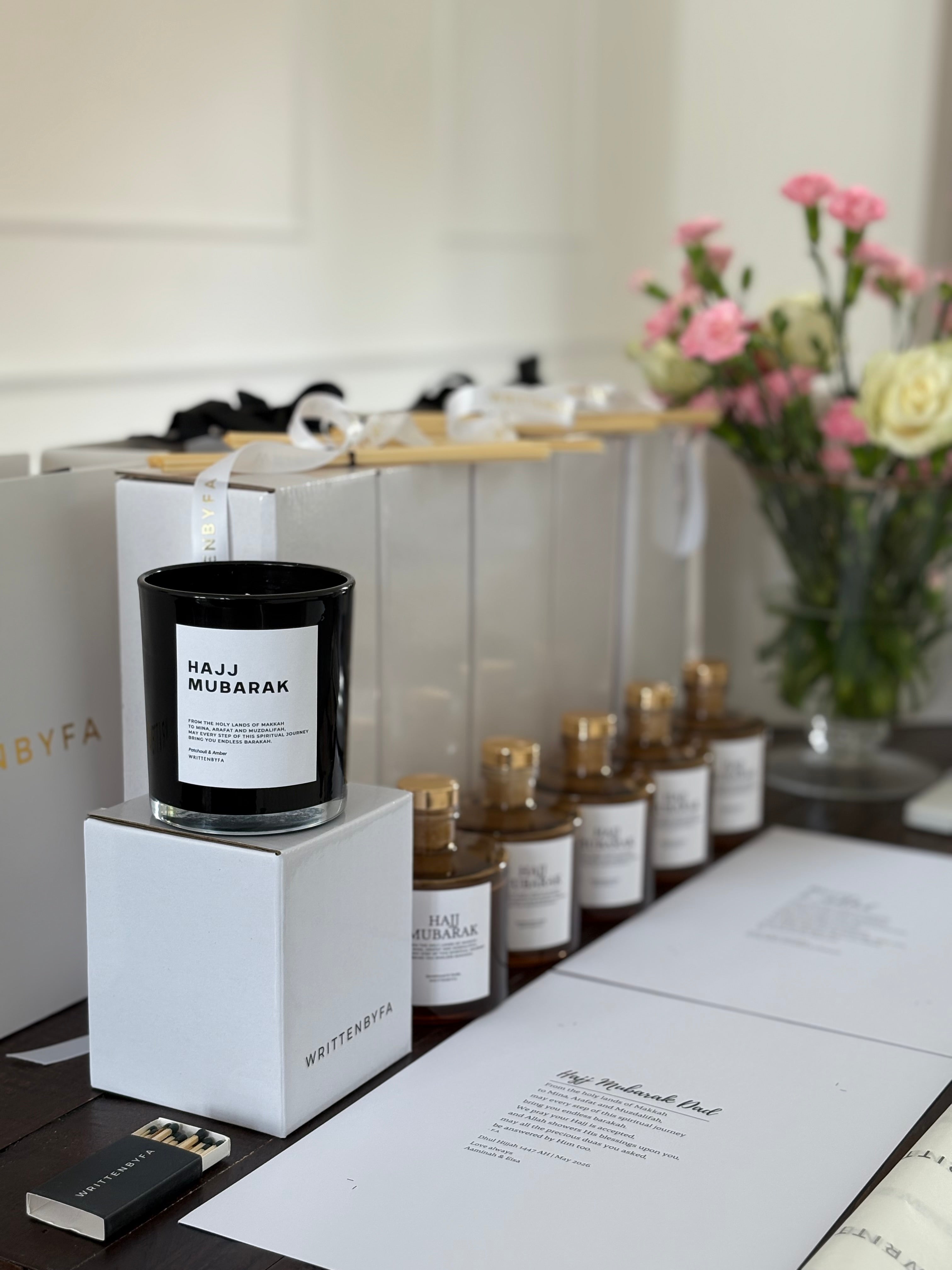 Hajj Mubarak | Black Gloss Candle