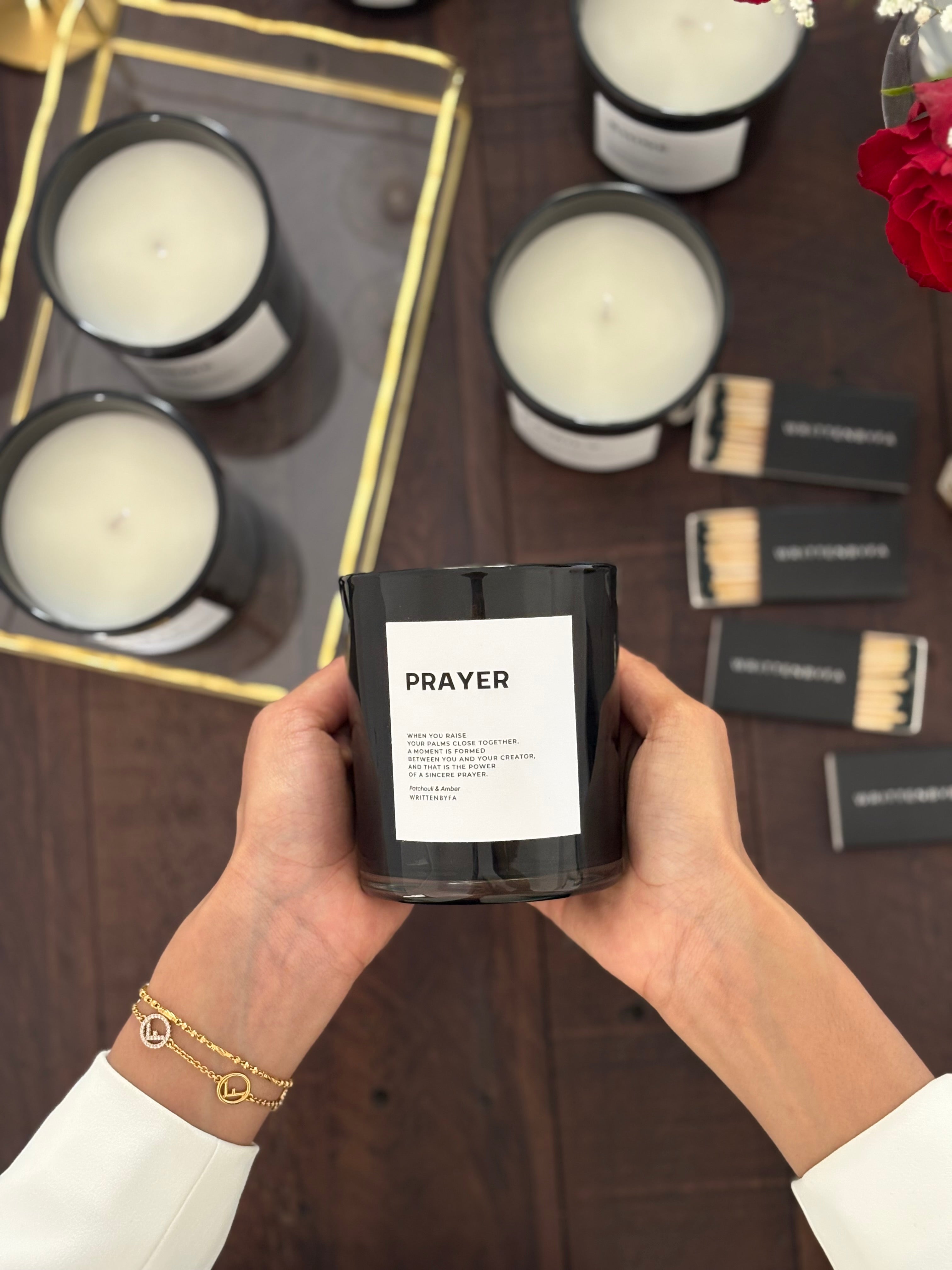 Prayer | Black Gloss Candle