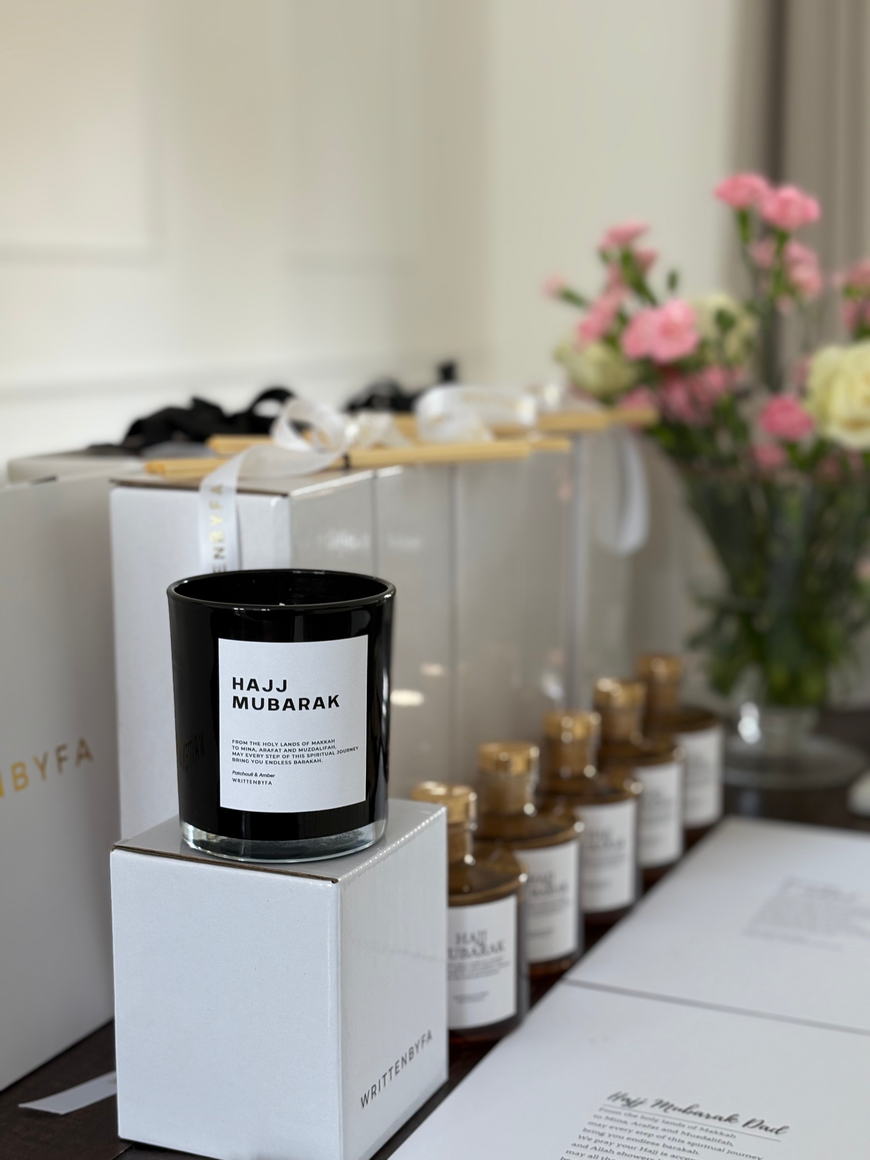 Hajj Mubarak | Black Gloss Candle