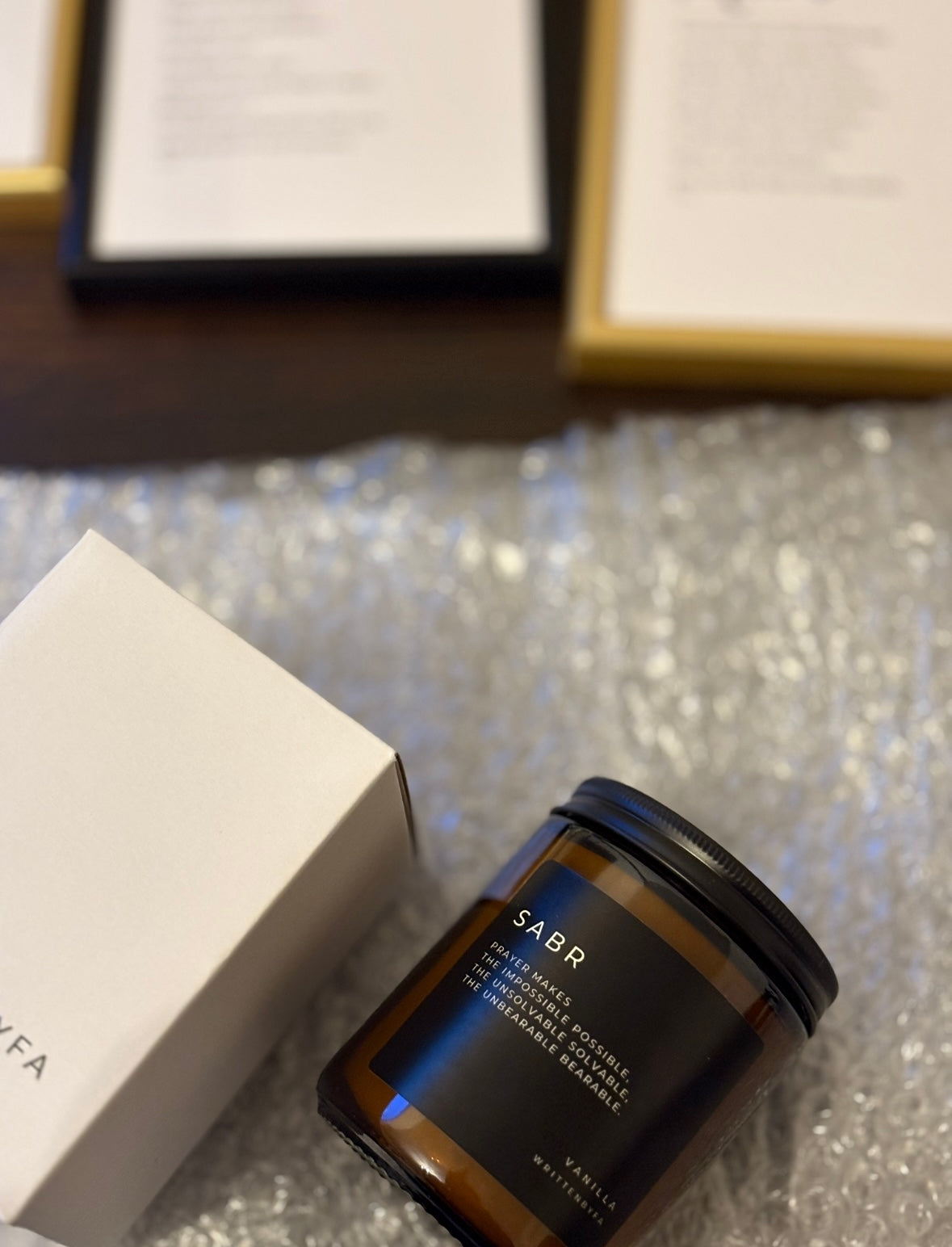 Sabr | Amber Jar Candle