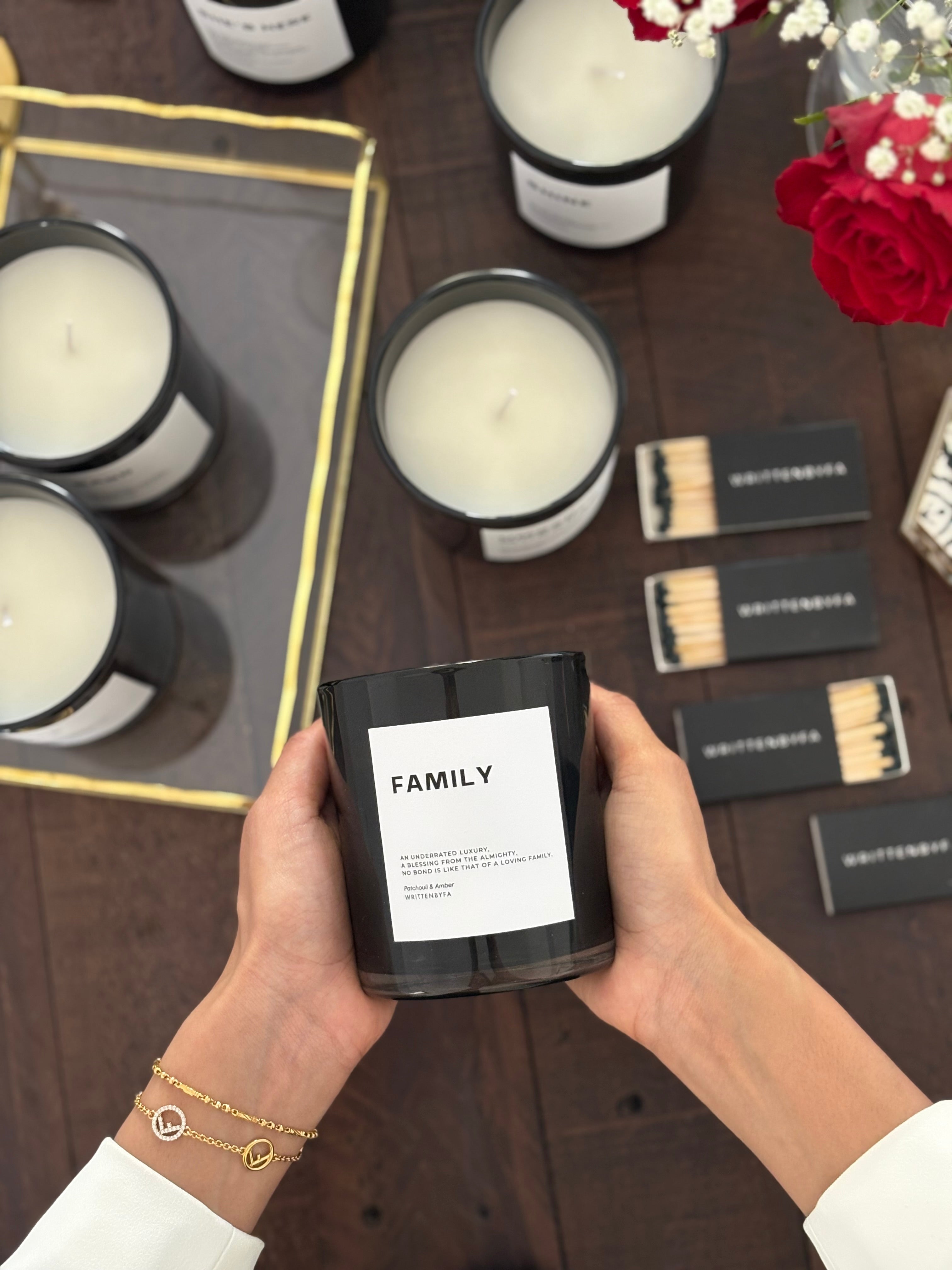 Family| Black Gloss Candle