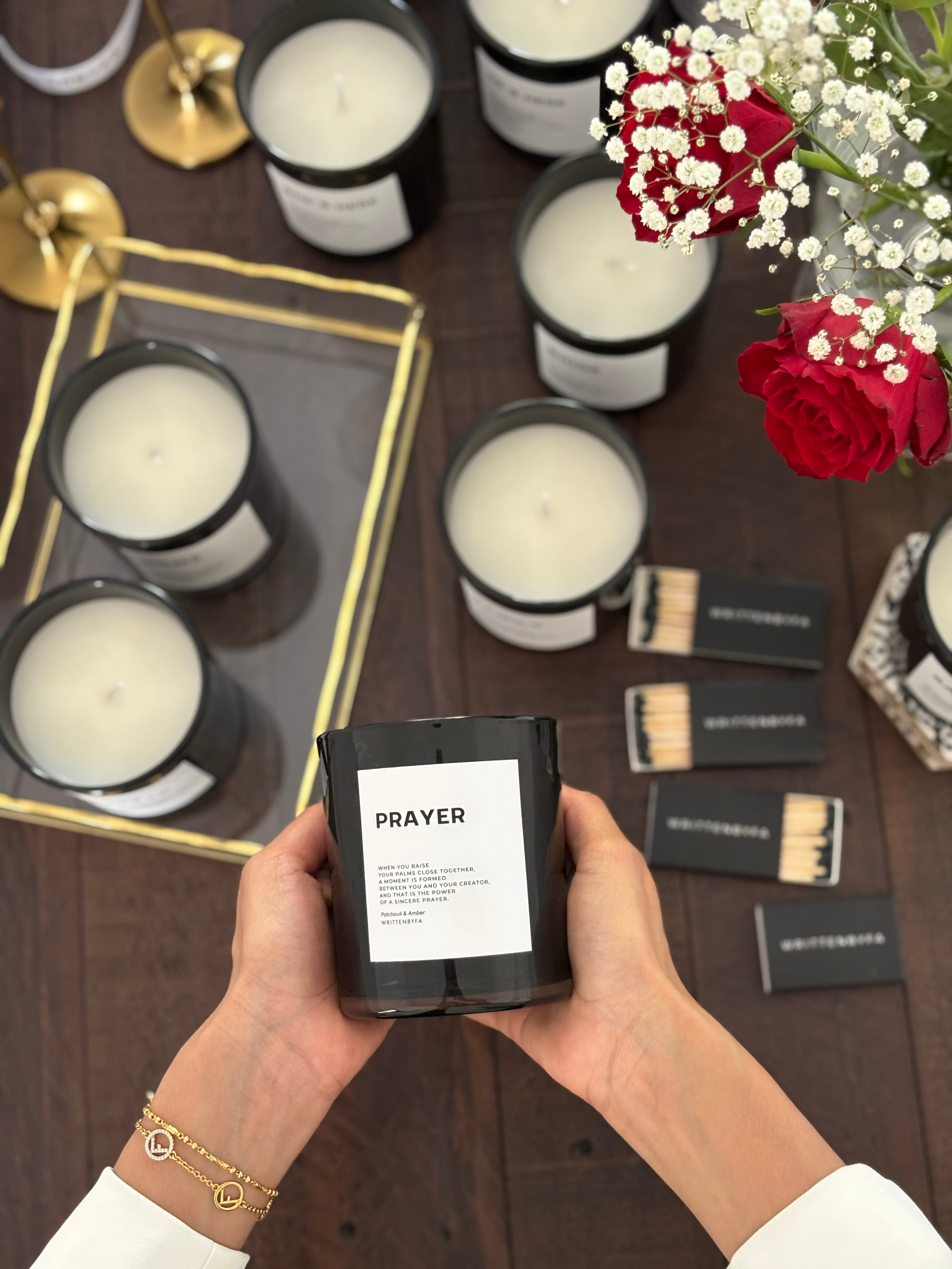 Prayer | Black Gloss Candle