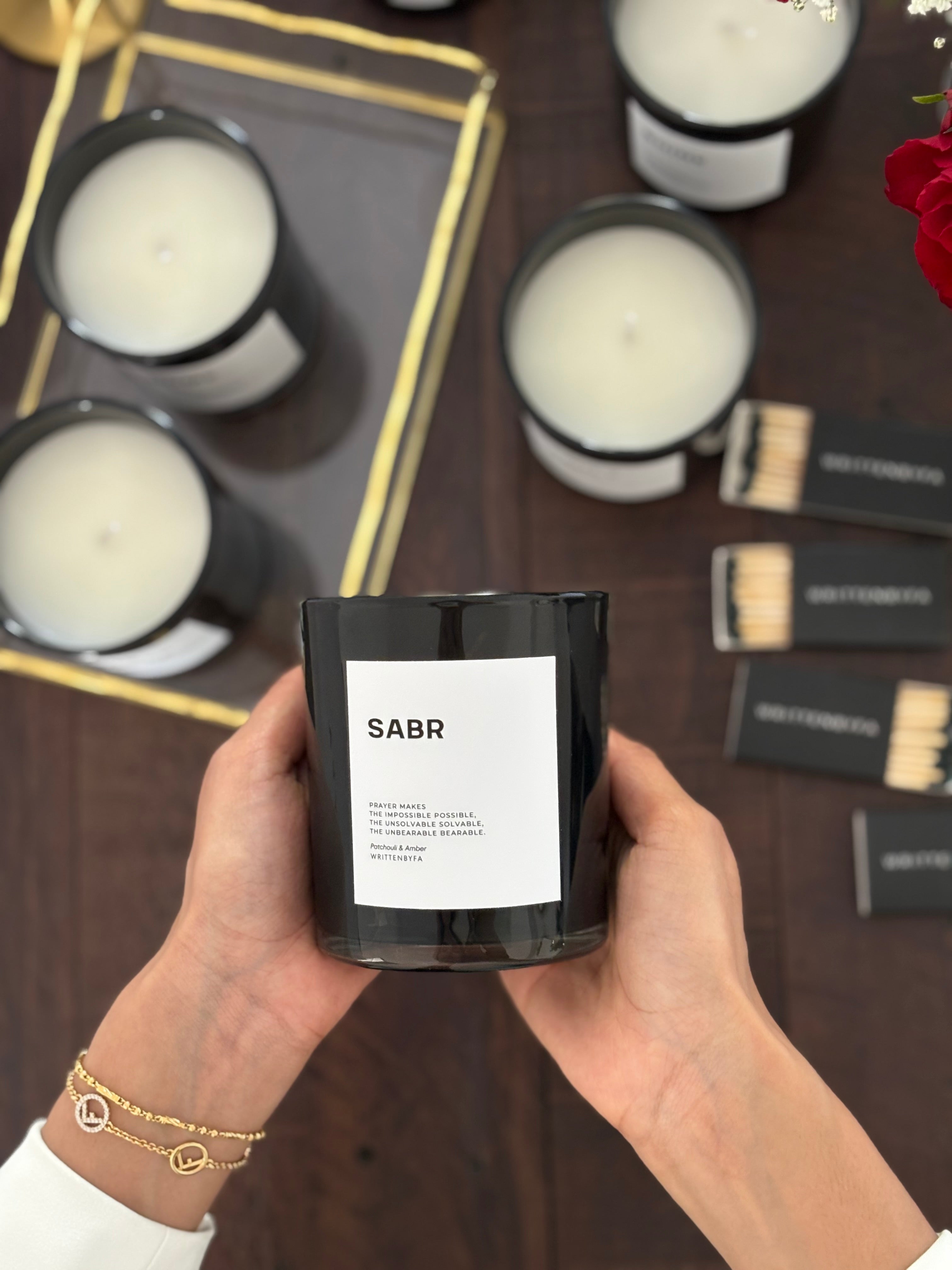 Sabr | Black Gloss Candle