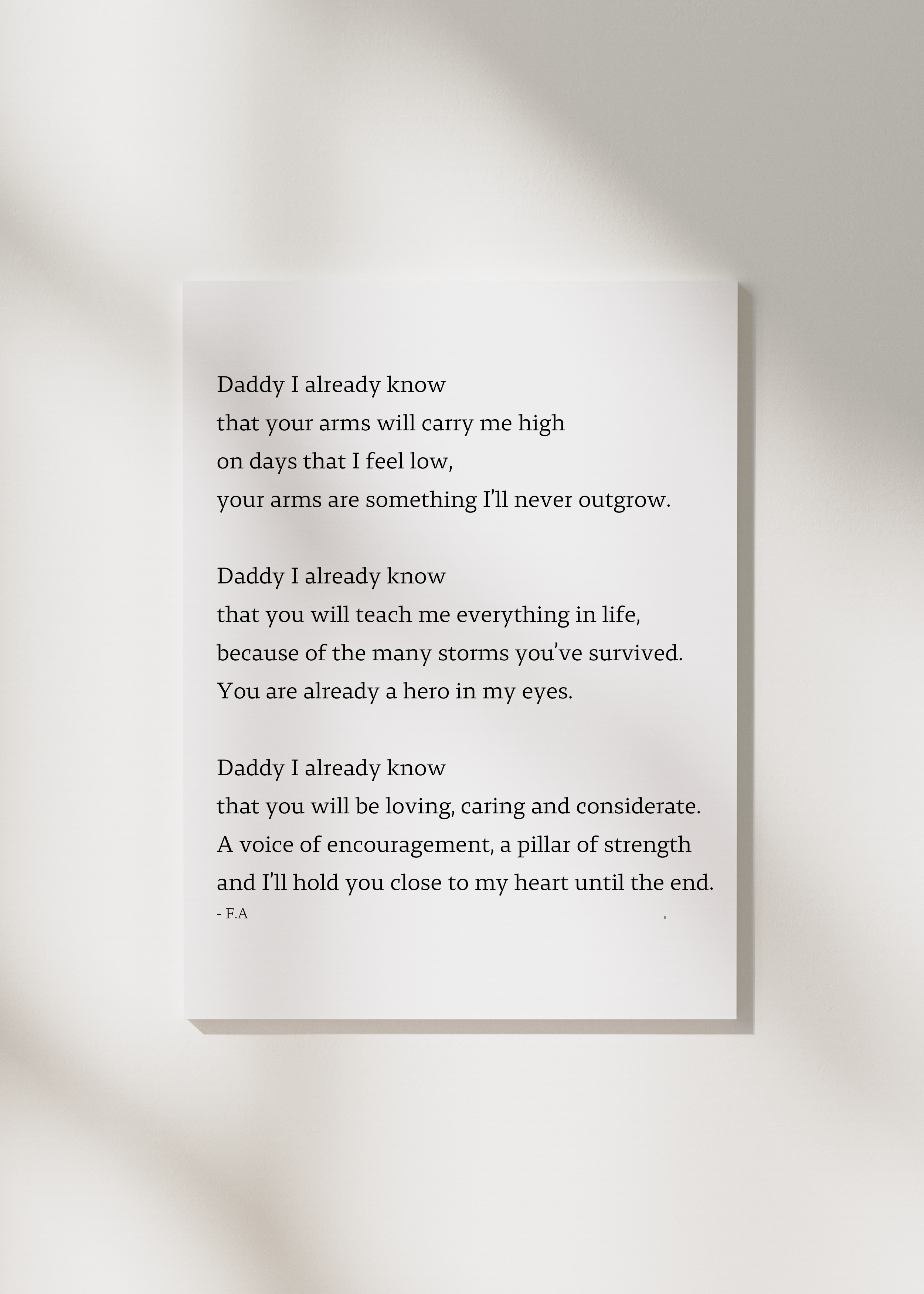 "Father to be" | Father