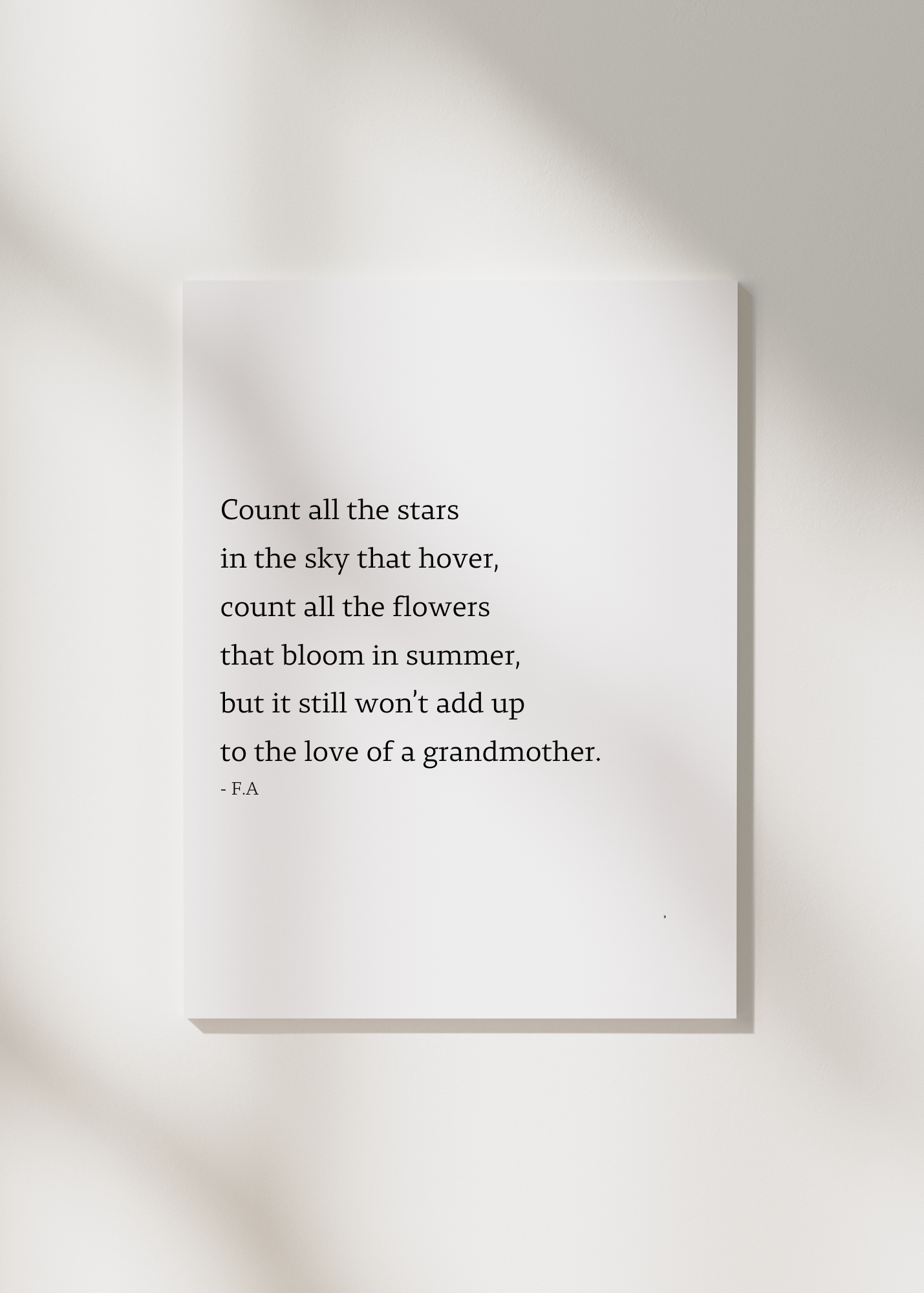 "Love of a grandmother" | Grandparents