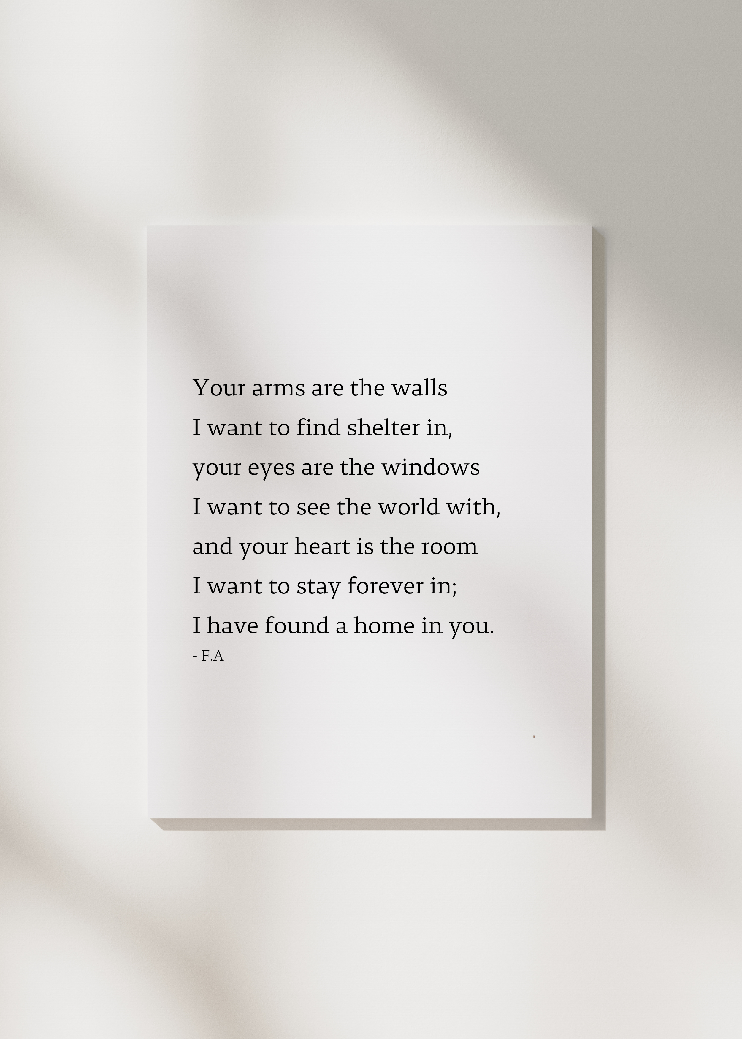 "Home in you" | Husband & Fiancé