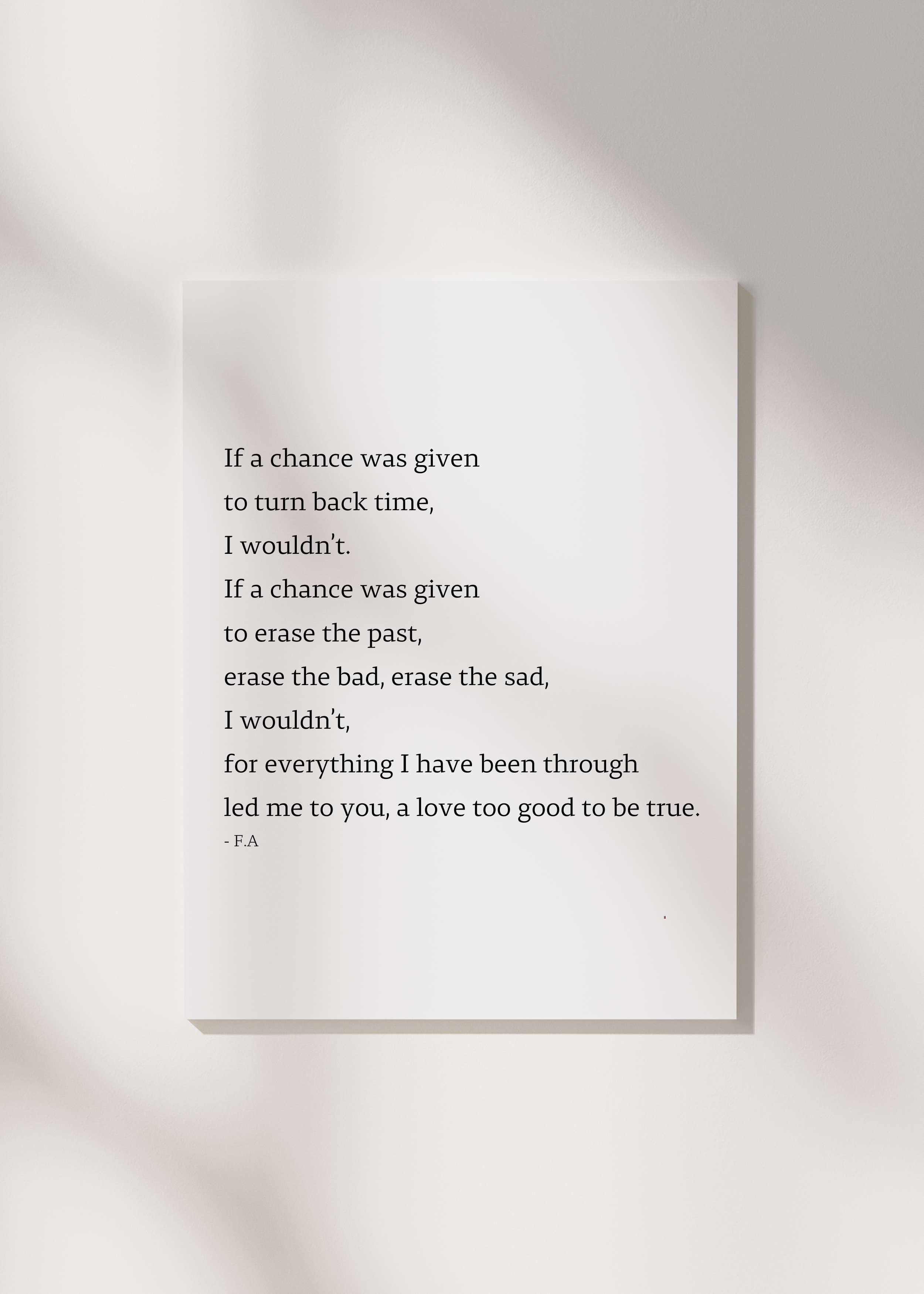 "Love too good to be true" | Husband & Fiancé