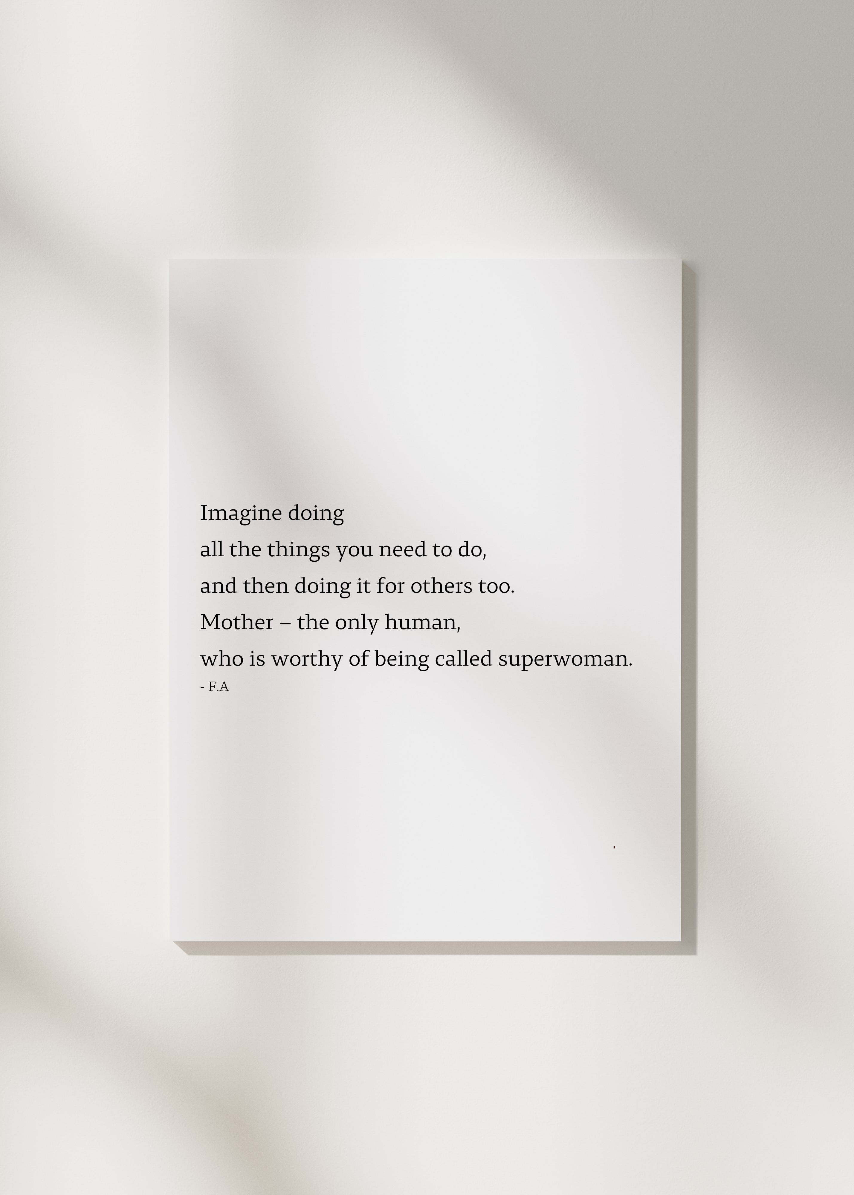 "Superwoman" | Mother