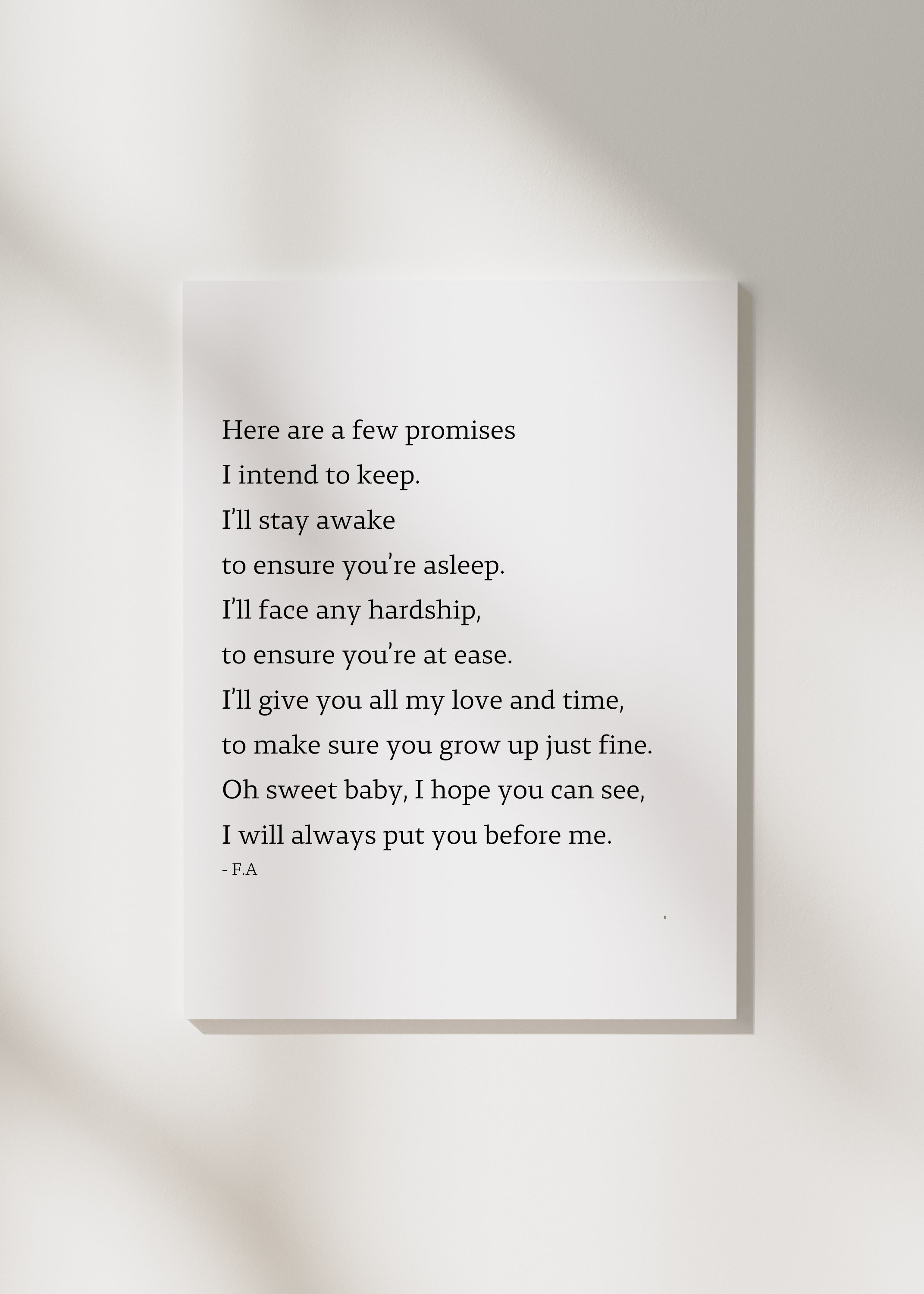 "Promise" | Nursery & Baby Room