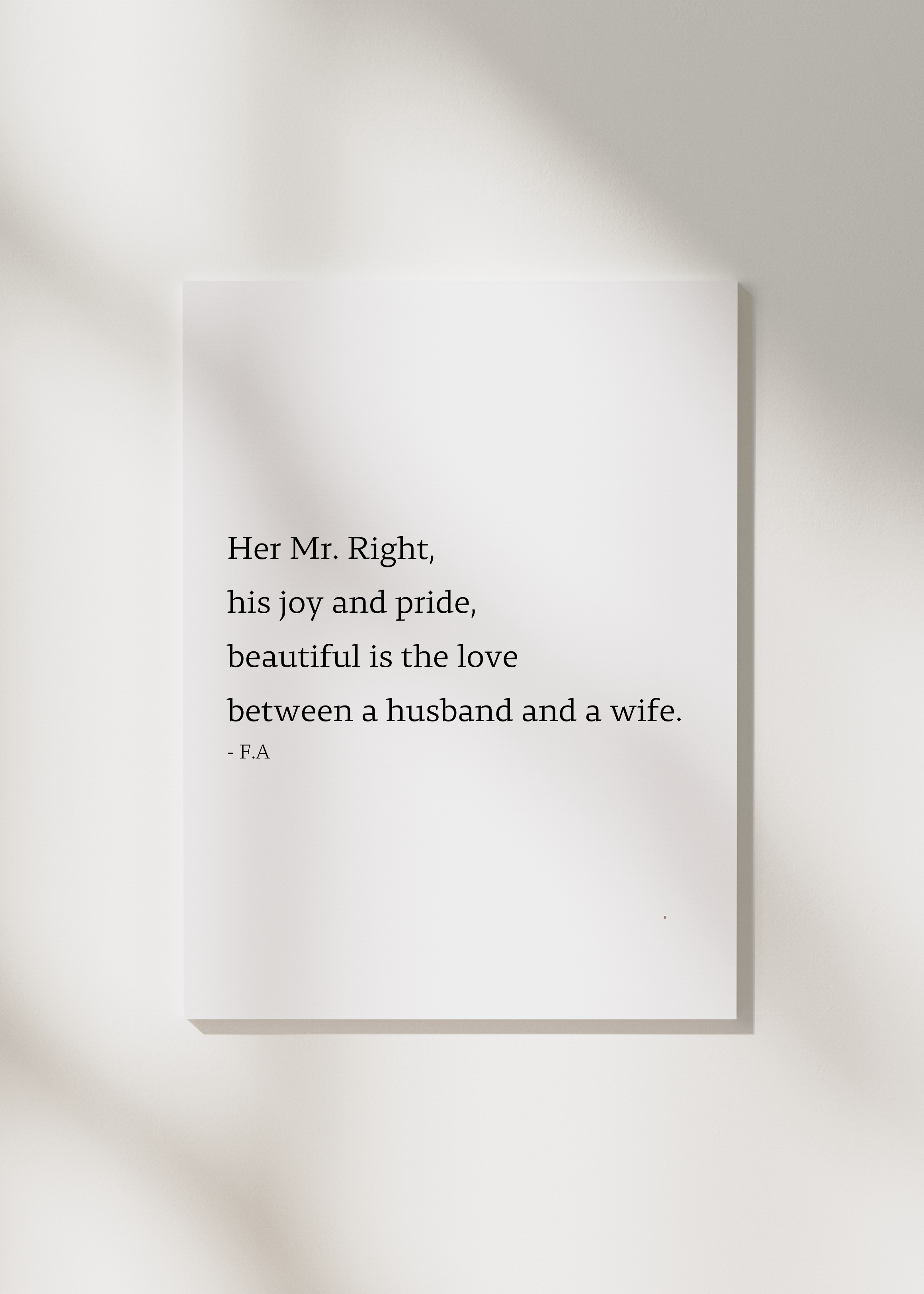 "Husband and wife" | Wedding