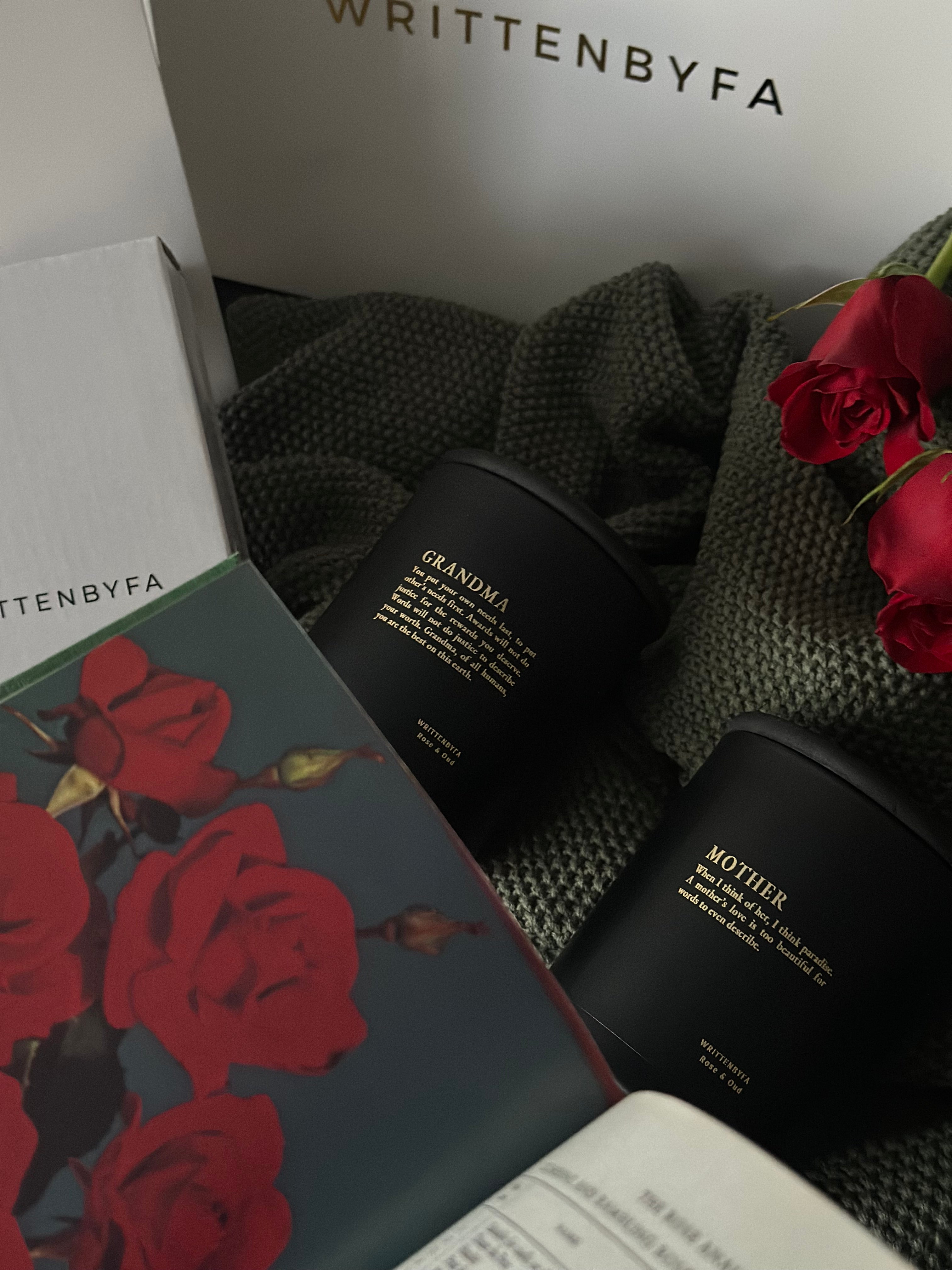 Grandma | Black Matt Rose & Oud Candle