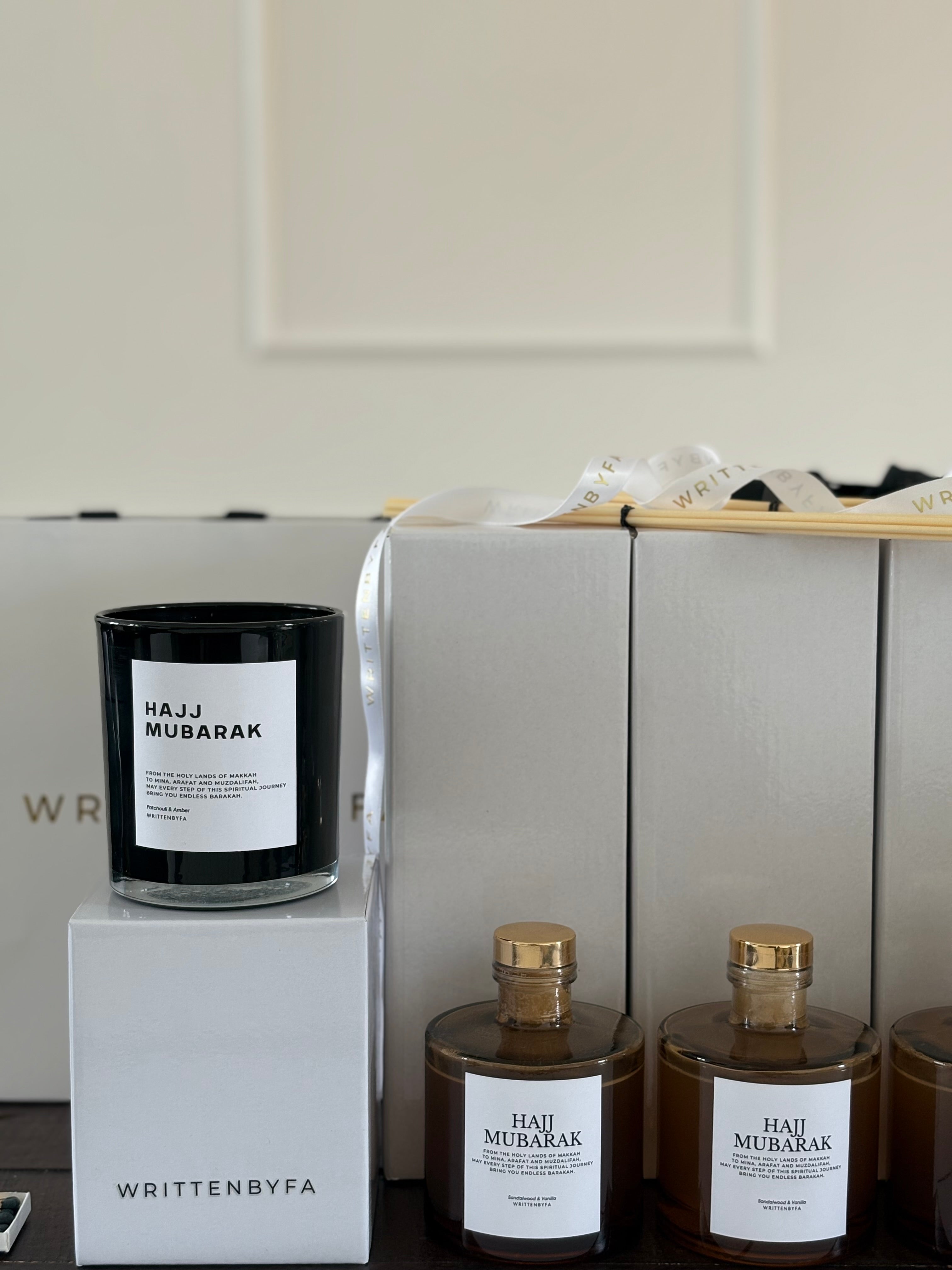 Hajj Mubarak | Black Gloss Candle