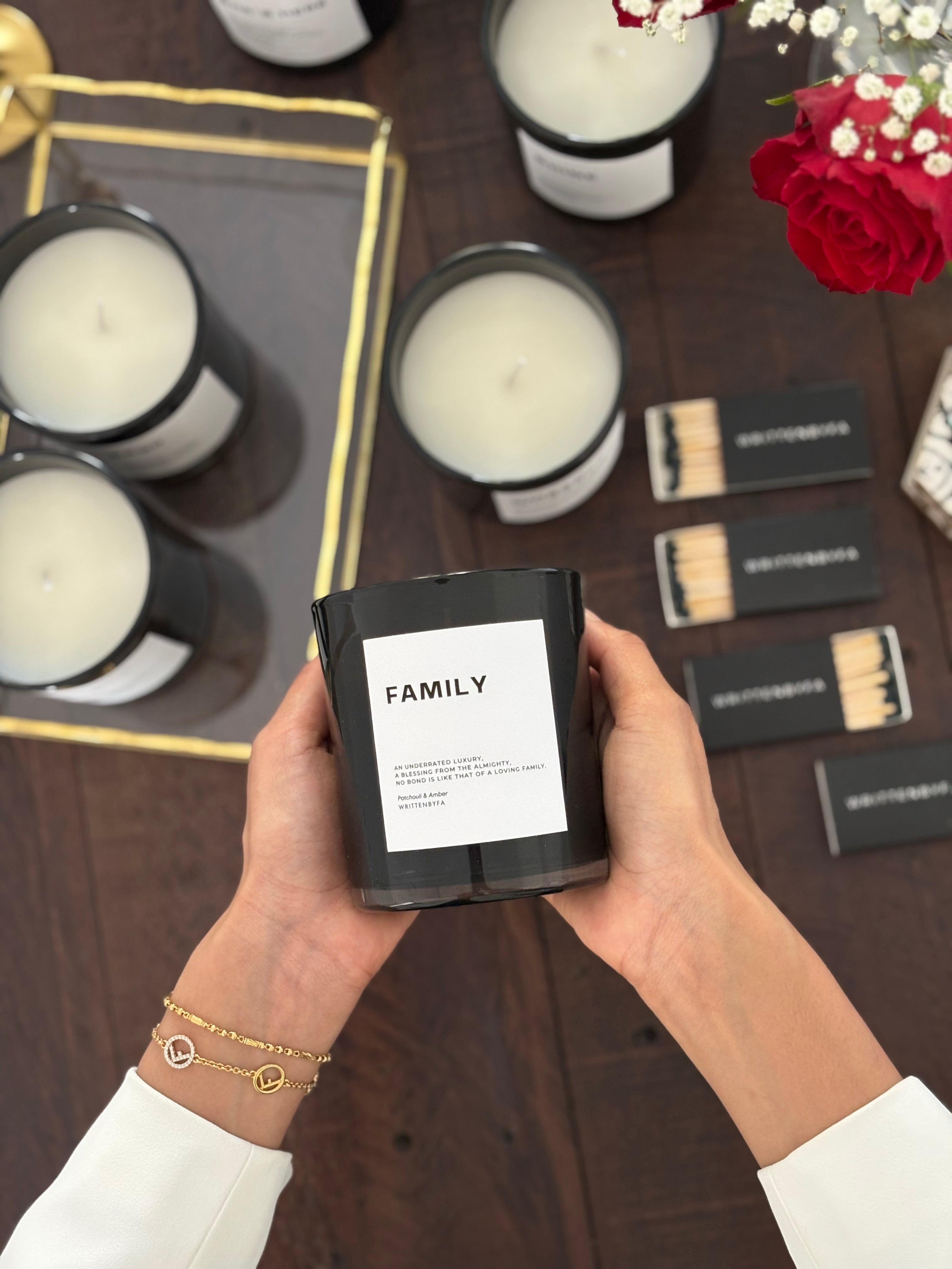 Family| Black Gloss Candle