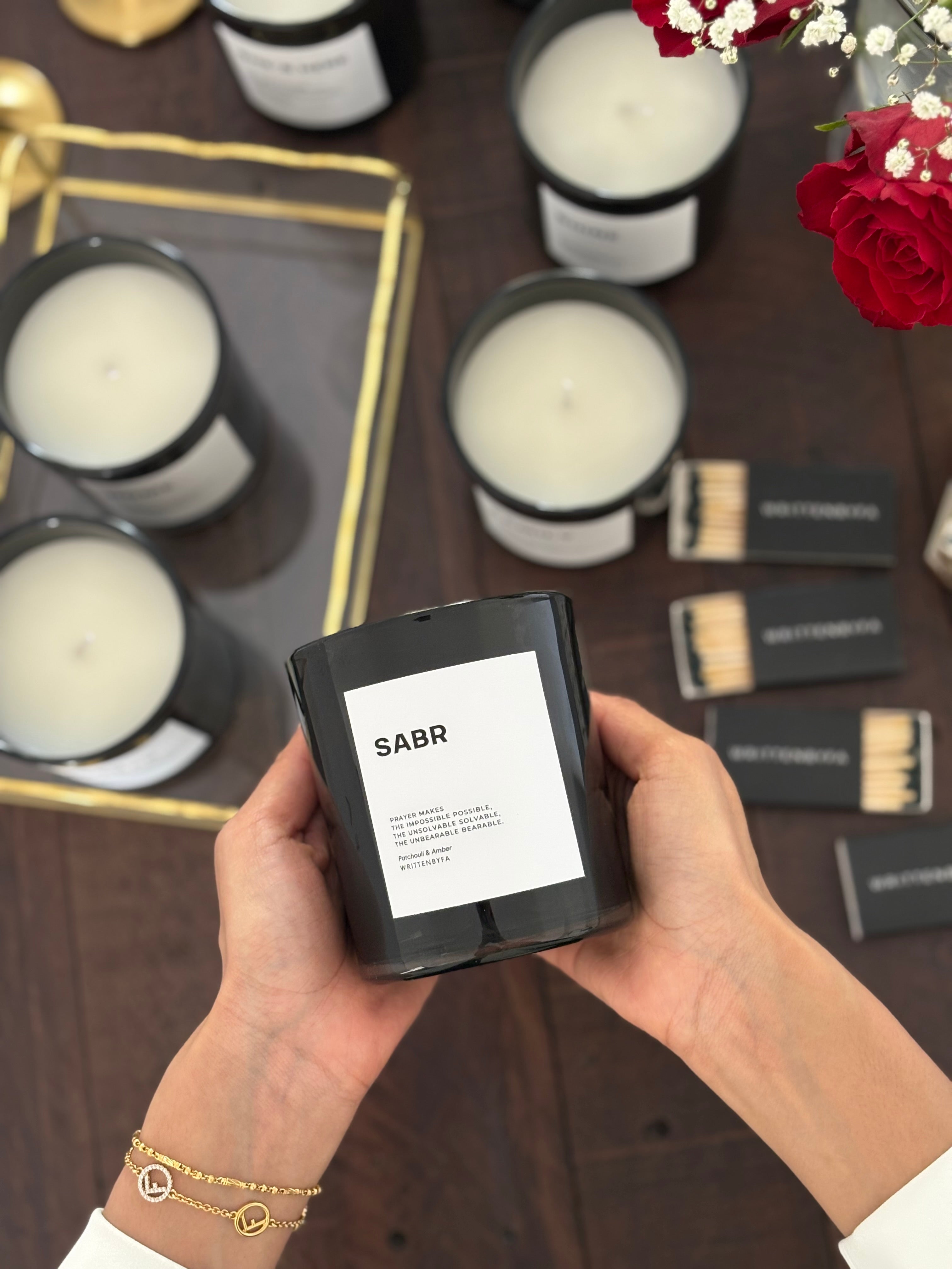 Sabr | Black Gloss Candle