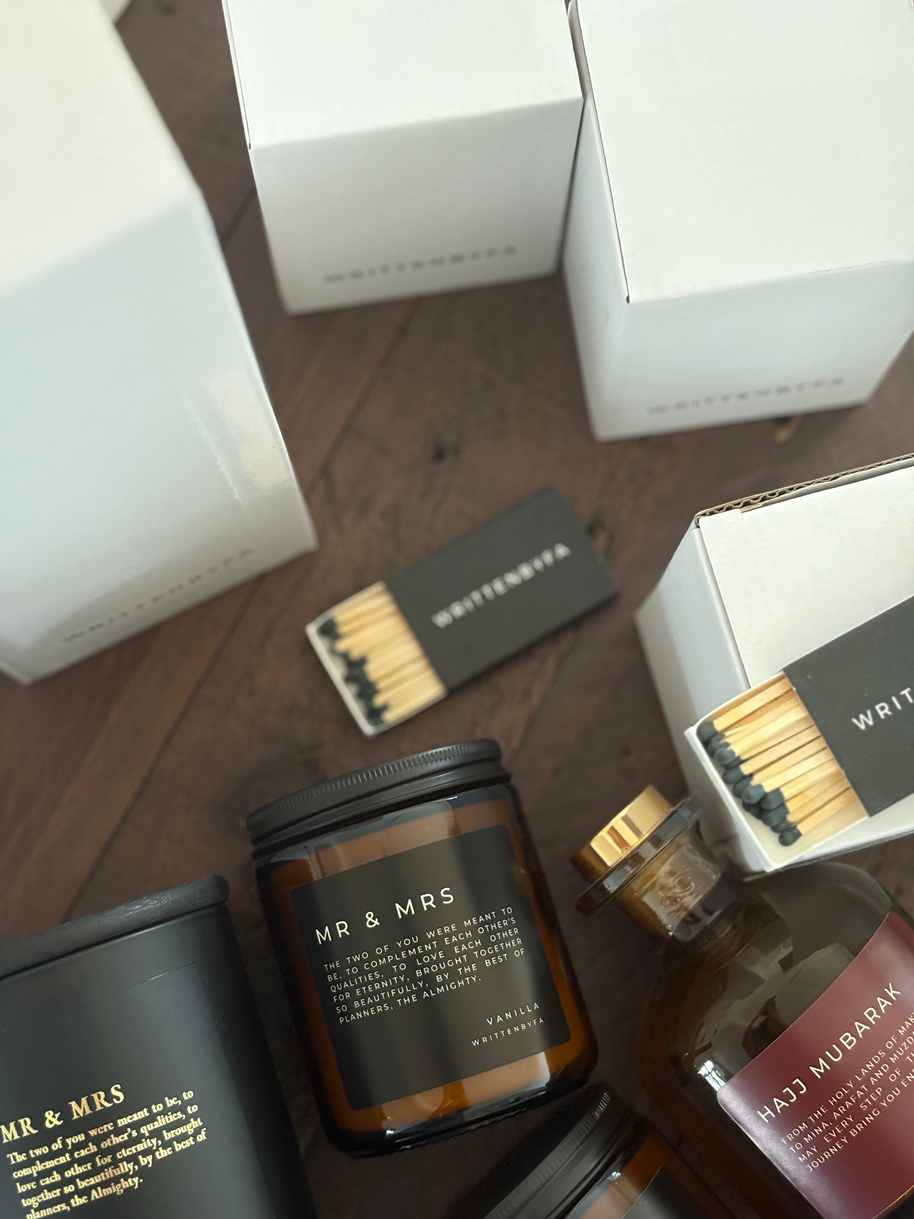 Mr & Mrs | Amber Jar Candle